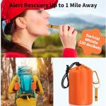 Portable Emergency Sleeping Bag with Whistle (6 Pack)