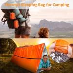 Portable Emergency Sleeping Bag with Whistle (6 Pack)