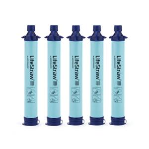 LifeStraw Personal Water Filter, 5-Pack, Blue