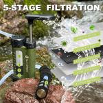 SurviMate Portable Water Purifier and Hand Pump