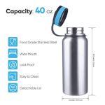 Stainless Steel Canteen with Camping Cup & Lid