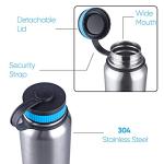 Stainless Steel Canteen with Camping Cup & Lid
