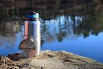 Stainless Steel Canteen with Camping Cup & Lid