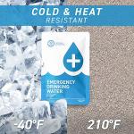 72-Hour Emergency Water Pouches - Pack of 12