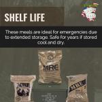 MRE Emergency Meals Kit - 6 Ready-to-Eat Packs
