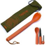 Tapirus Spork Tactical Orange | 3-in-1 Outdoor Utensil