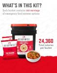 ReadyWise Emergency Food Supply - 120 Servings Bucket