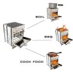 Collapsible Camping Wood Burning Survival Stove