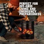 Portable Rocket Stove for Camping and Emergencies