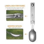 Roxon C2 2-in-1 Folding Camping Fork & Spoon