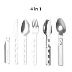4-in-1 Portable Camping Cutlery Set of 4
