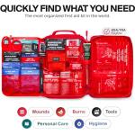 SurviveX Large First Aid Kit for Travel & Outdoor