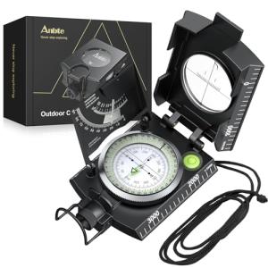 Anbte Waterproof Compass with Clinometer for Hiking