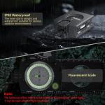 Anbte Waterproof Compass with Clinometer for Hiking