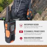 Cobra Waterproof Two-Way Radios with NOAA Weather Channels