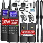 Baofeng Long Range Tactical Two Way Radios - 2 Pack