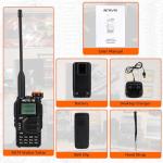 Retevis RA79 Handheld Ham Radio with USB-C Charging