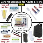 Winter Survival Backpack Kits with Hygiene Supplies