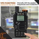 Retevis RA79 Handheld Ham Radio with USB-C Charging