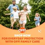 OFF! Family Care Bug Spray - 6 Hour Protection