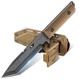 Dragon Creek Tactical Knife with Sheath - Outdoor Survival Tool
