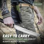 Dragon Creek Tactical Survival Knife with Sheath