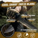 Dragon Creek Tactical Knife with Sheath - Outdoor Survival Tool