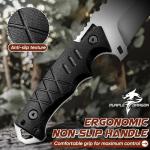 Purple Dragon Fixed Blade Knife with Kydex Sheath