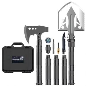 Multifunctional Folding Shovel and Hatchet Set