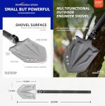Multifunctional Folding Shovel and Hatchet Set