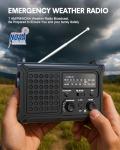 Hand Crank Solar Emergency NOAA Weather Radio