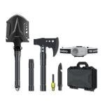 5-in-1 Folding Shovel Axe Set with Accessories