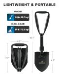 DARTMOOR Portable Mini Folding Survival Shovel