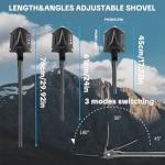 5-in-1 Folding Shovel Axe Set with Accessories