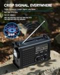 Hand Crank Solar Emergency NOAA Weather Radio
