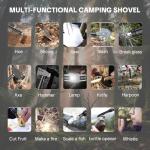 5-in-1 Folding Shovel Axe Set with Accessories