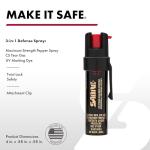 SABRE 3-in-1 Defense Spray with Belt Clip