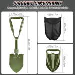 Lightweight Folding Shovel for Camping and Emergencies