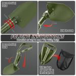 Lightweight Folding Shovel for Camping and Emergencies