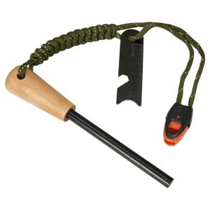 Ferro Rod Fire Starter with Paracord Lanyard