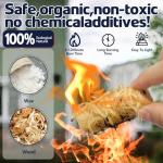 72-Piece Waterproof Natural Fire Starter Kit