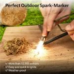 Ferro Rod Fire Starter with Paracord Lanyard