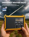 Solar Hand Crank Emergency Radio with Power Bank