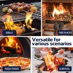 72-Piece Waterproof Natural Fire Starter Kit