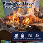 72-Piece Waterproof Natural Fire Starter Kit