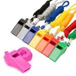 Loud 120dB Safety Whistles - 8-Pack with Lanyard
