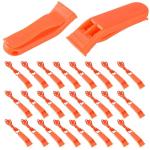 120dB Emergency Whistles with Lanyard - 12 Pack