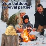 72-Piece Waterproof Natural Fire Starter Kit