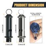 Nihtdoy Dual 120dB Emergency Whistles - 2 Pack