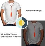 JULBEAR 6PCS Emergency Whistles with Lanyards